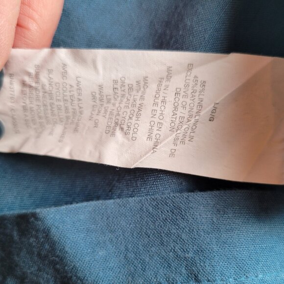 Cubavera Button down Short Sleeve Shirt Men's Lg Y2K - Picture 5 of 5